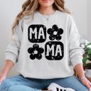  Retro Floral Mama Vintage Mother's Day Charming Floral Pattern Celebration Sweatshirt
