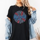 Medium Black Retro Leopard Baseball Mama Sports Mother's Day Edition Graphic Comfort Colors Tee
