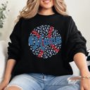  Retro Leopard Baseball Mama Sports Mother's Day Celebration Vintage Graphic Sweatshirt