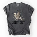 XXXL Pepper Dark Gray Gentle Parenting Drop Out Mama Mother's Day Choice Statement For Bold Moms Comfort Colors Tee