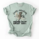 Medium Sage Gentle Parenting Drop Out Mama Mother's Day Choice Statement For Bold Moms Comfort Colors Tee