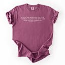 Medium Berry Red Hem Of His Garment Faith Gospel Jesus Victory Scripture Quote Comfort Colors Tee