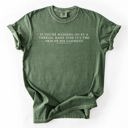XL Moss Dark Green Hem Of His Garment Faith Gospel Jesus Victory Scripture Quote Comfort Colors Tee
