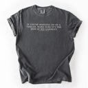 Medium Pepper Dark Gray Hem Of His Garment Faith Gospel Jesus Victory Scripture Quote Comfort Colors Tee
