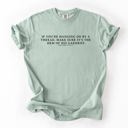 XXXL Sage Hem Of His Garment Faith Gospel Jesus Victory Scripture Quote Comfort Colors Tee