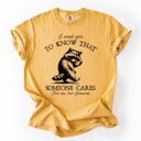  I Want You To Know That Someone Cares Raccoon Mental Health Awareness Comfort Colors Tee