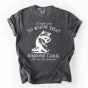 XXXL Pepper Dark Gray I Want You To Know That Someone Cares Raccoon Mental Health Awareness Comfort Colors Tee