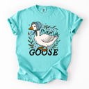 XXL Chalky Mint Mama Goose Mother's Day Celebration Design With Sass And Heart Comfort Colors Tee