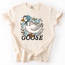 Medium Ivory Cream Mama Goose Mother's Day Celebration Design With Sass And Heart Comfort Colors Tee