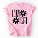 XXXL Blossom Light Pink Mama Minimalist Graphic Flowers Mother's Day Floral Message For Moms Comfort Colors Tee