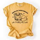 Medium Mustard None Of Your Emails Are Finding Me Well Cat Sarcastic Work Office Humor Comfort Colors Tee