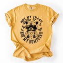 XXL Mustard Not My Trash, Not My Dumpster, Raccoon Not My Trash Dumpster Saying Comfort Colors Tee
