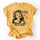 XXXL Mustard Size Matters Coffee Lover Sarcastic Rude Hilarious Bold Witty Comfort Colors Tee