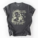 XL Pepper Dark Gray Size Matters Coffee Lover Sarcastic Rude Hilarious Bold Witty Comfort Colors Tee