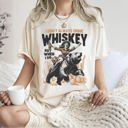 Large Ivory Cream I Don't Always Drink Whiskey Cowgirl Bear Rodeo Western Desert Country Comfort Colors Tee