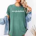 XXL Light Green Overstimulated Minimalist Trendy Mental Health Gen Z Funny Sarcastic Weird Core Comfort Colors Tee