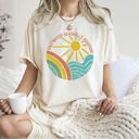 Large Ivory Cream Vintage Sunshine Summer Lake Retro Lakeside Edition Beachside Memories Nostalgia Comfort Colors Tee