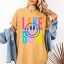  Lake Bum Summer Lake Life Retro Vintage Vibes By The Waterside Sunlit Memories Comfort Colors Tee