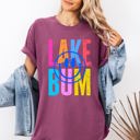 XXXL Berry Red Lake Bum Summer Lake Life Retro Vintage Vibes By The Waterside Sunlit Memories Comfort Colors Tee