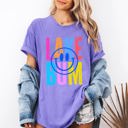 Large Violet Purple Lake Bum Summer Lake Life Retro Vintage Vibes By The Waterside Sunlit Memories Comfort Colors Tee