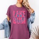 XXXL Berry Red Lake Bum Sun Rays Lake Days Boat Summer Vibes By The Water Lakeside Escape Comfort Colors Tee