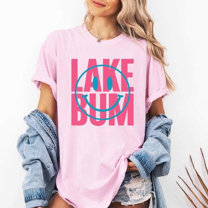 Lake Bum Sun Rays Lake Days Boat Summer Vibes By The Water Lakeside Escape Comfort Colors Tee