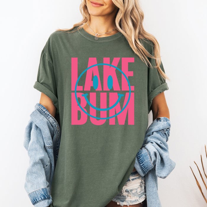 Lake Bum Sun Rays Lake Days Boat Summer Vibes By The Water Lakeside Escape Comfort Colors Tee