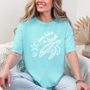 Small Chalky Mint Live Like A Local Beach Sea Turtle Summer Ocean Sea Aloha Vibes Coastal Style Edition Comfort Colors Tee