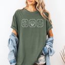  Minimalist Sea Life, Seashells, Summer, Beach Coastal Print Design Comfort Colors Tee
