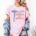 Medium Blossom Light Pink More Spaghetti, Less Upsetti A Playful Pasta Pun For Your Wardrobe Comfort Colors Tee