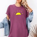  Retro Minimalist Sunset, Beach, Summer Limited Edition Premium Soft Comfort Colors Tee