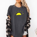 XXL Pepper Dark Gray Retro Minimalist Sunset, Beach, Summer Limited Edition Premium Soft Comfort Colors Tee
