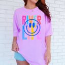 Medium Violet Purple River Life Float Summer River Rat Retro Vintage Vibe Graphic Artwork Edition Comfort Colors Tee