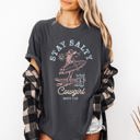 XL Pepper Dark Gray Stay Salty Cowgirl Matthew Faith Religious Gospel Beach Summer Comfort Colors Tee