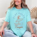 Small Chalky Mint Stay Salty Cowgirl Matthew Faith Religious Gospel Beach Summer Comfort Colors Tee