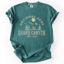 Medium Blue Spruce Green Grand Canyon National Park Nature Outdoors Camping Hiking Adventure Trails Comfort Colors Tee