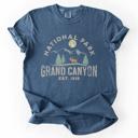 XXL Denim Blue Grand Canyon National Park Nature Outdoors Camping Hiking Adventure Trails Comfort Colors Tee