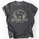 Small Pepper Dark Gray Rocky Mountain National Park Nature Outdoors Camping Hiking Experience Comfort Colors Tee
