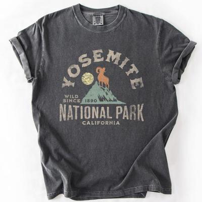 Yosemite National Park Trails And Wilderness Nature Lovers Edition Comfort Colors Tee