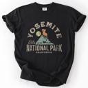 XXL Black Yosemite National Park Trails And Wilderness Nature Lovers Edition Comfort Colors Tee