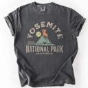 XL Pepper Dark Gray Yosemite National Park Trails And Wilderness Nature Lovers Edition Comfort Colors Tee