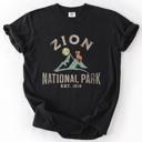  Zion National Park Nature Outdoors Hiking Camping Scenic Landscapes And Trails For Adventurers Comfort Colors Tee
