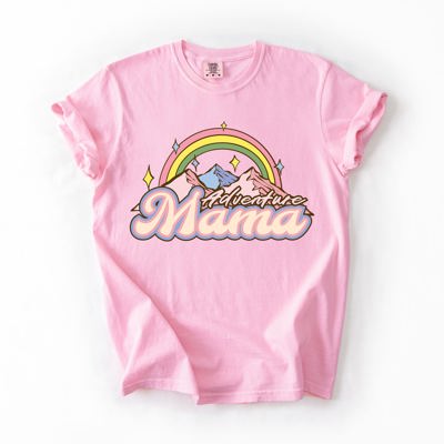 Adventure Mama Camping Outdoor Nature Travel Explorer Edition Comfort Colors Tee