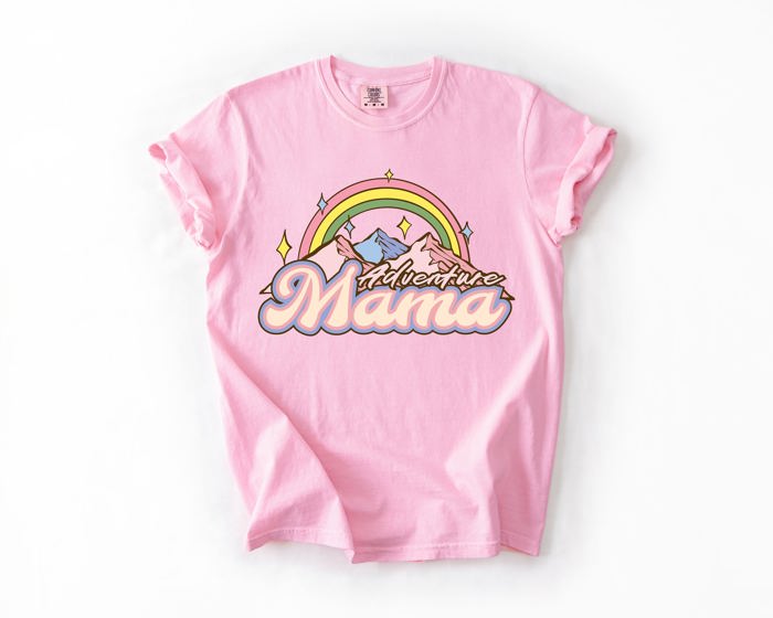 Adventure Mama Camping Outdoor Nature Travel Explorer Edition Comfort Colors Tee