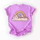 Large Violet Purple Adventure Mama Camping Outdoor Nature Travel Explorer Edition Comfort Colors Tee