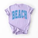 XL Orchid Light Purple Beach Summer Travel Vacation Sun Holiday Wanderlust Seaside Escape Comfort Colors Tee