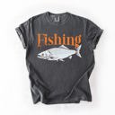 XXXL Pepper Dark Gray Fishing Life Boat Lake Sea Camping Outdoor Nature Travel Adventure Comfort Colors Tee