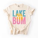 Small Ivory Cream Lake Bum Boat Lake Life Camping Outdoor Nature Travel Adventure Seekers Comfort Colors Tee
