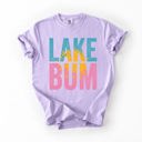 Large Orchid Light Purple Lake Bum Boat Lake Life Camping Outdoor Nature Travel Adventure Seekers Comfort Colors Tee