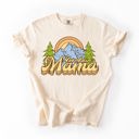 XL Ivory Cream Mountain Mama Adventure Boat Lake Life Camping Outdoor Nature Travel Comfort Colors Tee